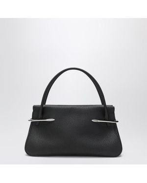 Givenchy Sac Pinch Moyen En Cuir Fleur - Noir