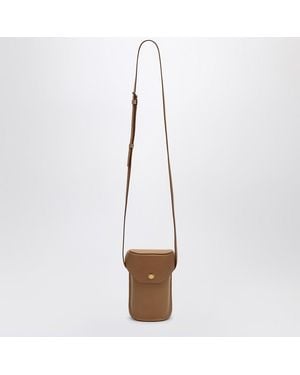 Saint Laurent Braune Minitasche Aus Leder - Weiß