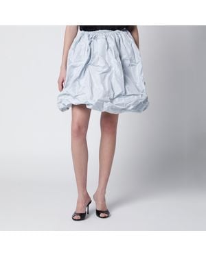 Prada Light Technical Taffeta Skirt - Blue