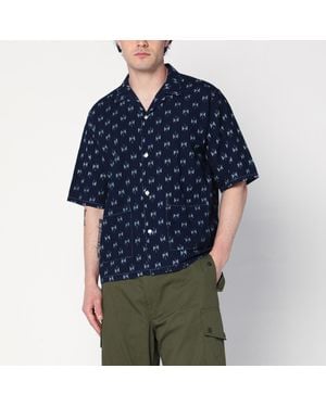 Needles Denim Shirt With Bow Ties - Blue