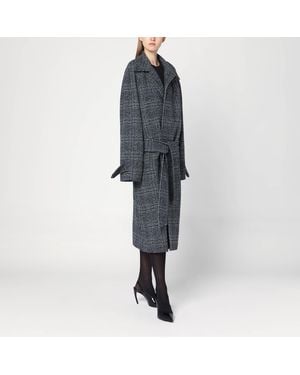 Balenciaga Raglan One Layer Coat in Black | Lyst