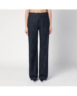 Department 5 Straight-Leg Mouning Dark Jeans - Blue
