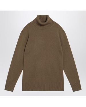 TOTEME Brauner Rollkragenpullover Aus Kaschmir - Grün