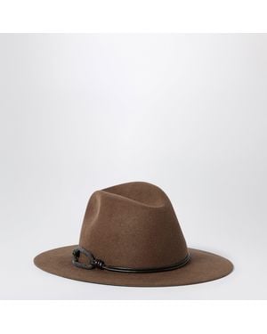 Brunello Cucinelli Fedora - Marrone