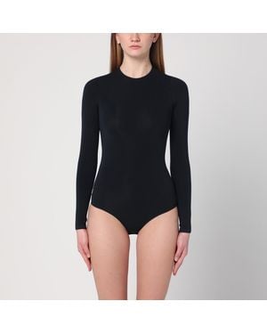 セットアップ BALENCIAGA BLACK NYLON BODYSUIT Balenciaga Nylon Bodysuit in Black | Lyst