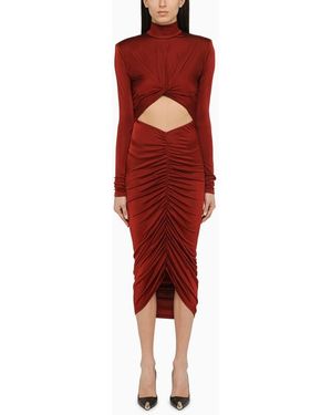ANDAMANE Robe Midi Kim Rouge