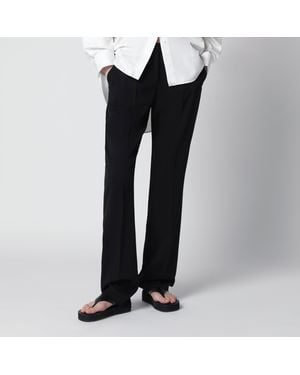 Balenciaga Slim Tailored Trousers - Black