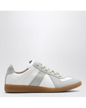 Maison Margiela Replica Leather Low-Top Trainers - White
