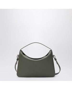 Aesther Ekme Borsa soft baguette salvia in pelle - Verde