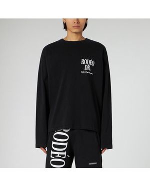 1989 STUDIO Langarm-T-Shirt Rodeo Schwarz