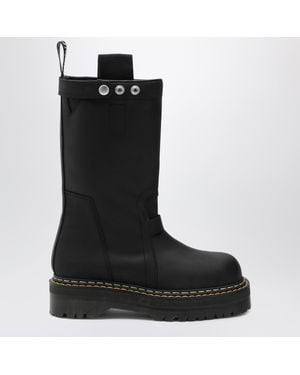 Dr. Martens Quad Sole Pull-On High-Top Boots - Black