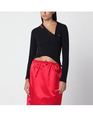 Vivienne Westwood Glory Cotton Polo Shirt - Red