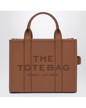 Marc Jacobs The Medium Tote Bag Argan Oil En Cuir - Marron