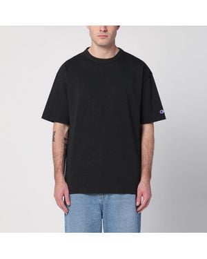 Champion Cotton Crew-Neck T-Shirt - Black
