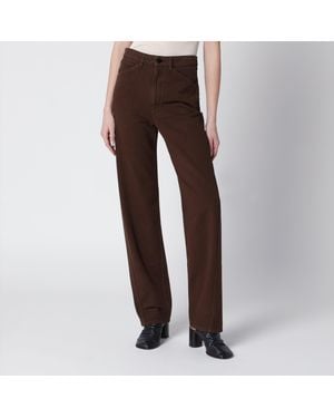 Lemaire Twill Trousers - Brown