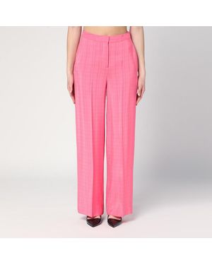 Semicouture Pantalone marlee in viscosa - Rosa