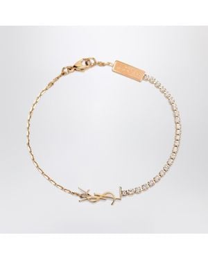 Saint Laurent Cassandre Charm Bracelet - Metallic