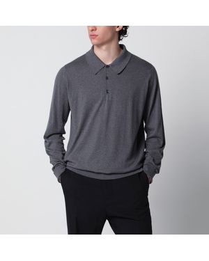 John Smedley Finchley Polo - Grey