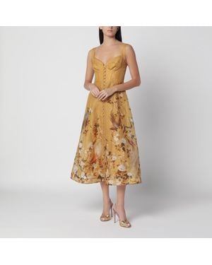 Zimmermann Momentum Midi Dress - Metallic