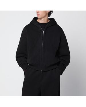 Entire studios Thermal Hood V2 Oversized Hoodie With Fixed Hood - Black