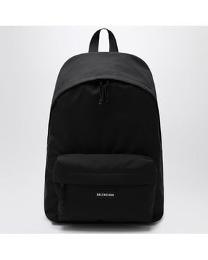 Balenciaga Sac À Dos Explorer Avec Patch Logo - Noir