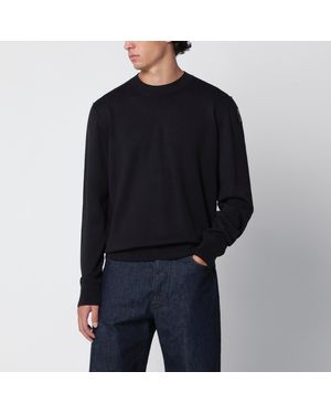 Parajumpers Pull Basic Braw Noir En Mélange De Coton