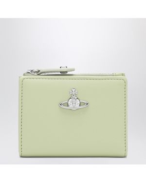 Vivienne Westwood Wallet With Orb Logo - Green