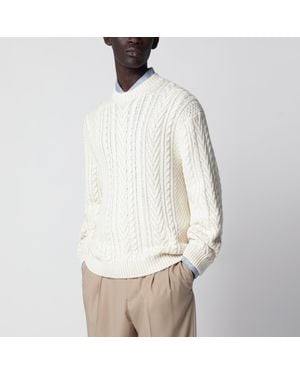Loro Piana Schooner Jumper - White