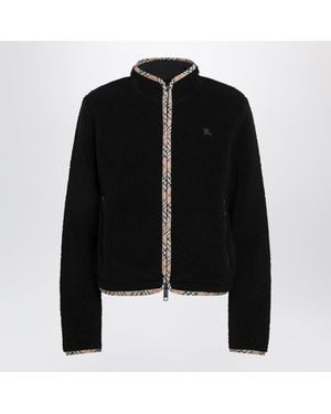 Burberry Zip-Up Jacket - Black