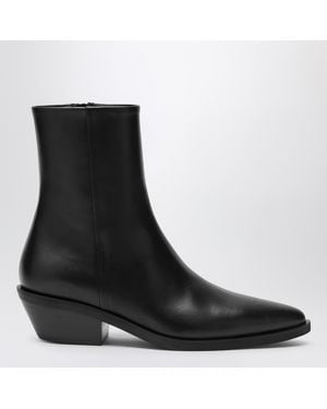 A.Emery The Hudson Leather Ankle Boots - Black