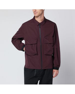 Purple Mountain Observatory Wine-Coloured Zip Jacket - Purple