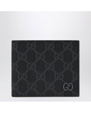 Gucci Gg Supreme/ Fabric Wallet - Black