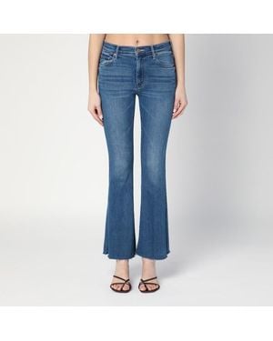 Mother Jeans The Weekender Fray Blau Verwaschen