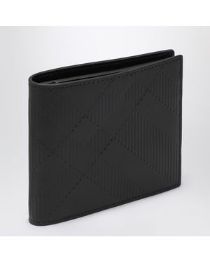 Burberry Leather Wallet in Black for Men Lyst UK