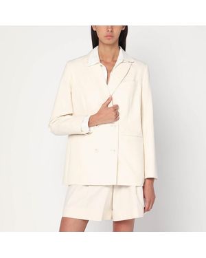 A.P.C. Giacca doppiopetto écru in cotone - Neutro