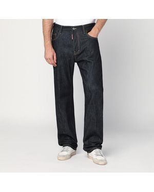 Magliano X D2 Schwarze Regular-Jeans - Blau