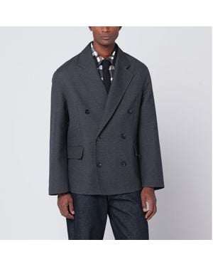 ジャケット Bottega Veneta Graphite Cotton Blend Blazer BOTTEGA VENETA Cotton-blend jacket | NET-A-PORTER