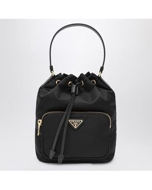 Prada Seau Duet En Re-Nylon - Noir