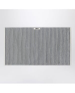 Tekla Striped Towel 50X90 - Black