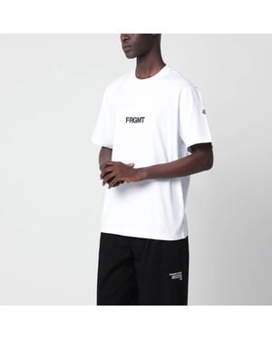 MONCLER X FRGMT Cotton T-Shirt With Dog Print - White