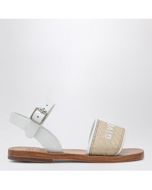 Givenchy Weiß/ Sandalen Mit Logo