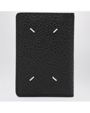Maison Margiela Grained Leather Card Holder - Black