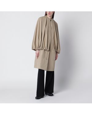TOTEME Cotton Cape Coat - Natural