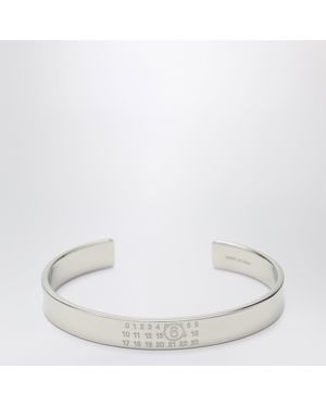 MM6 by Maison Margiela Numeric Logo Rigid Bracelet - White