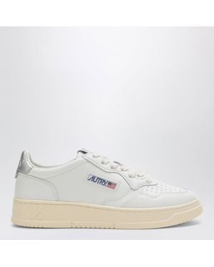 Autry Medalist /silver Sneakers - White
