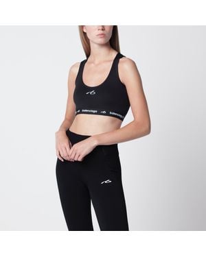 Balenciaga Techwear Bralette Aus Schwarzem Funktionsstoff