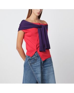 JW Anderson Off-The-Shoulder Tank Top - Red