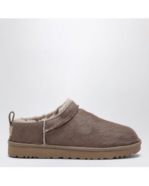 UGG Classic Micro Caribou Pony Skin Ankle Boots - Brown