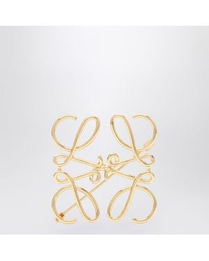 Loewe Spilla anagram in metallo dorato - Metallizzato