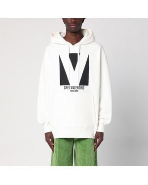 Valentino Ivory Sweatshirt With Chez - Green